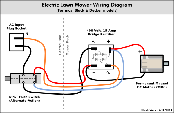 Nick Viera  Electric Lawn Mower Wiring Information