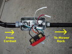 Electric Mower Switch Modfication