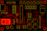 PCB v1.1 - Silkscreen + Top Copper