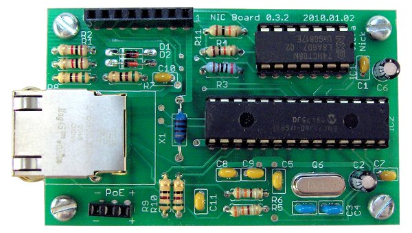 Ethernet Interface board, version 0.3.2